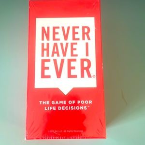 NWT The Game of Poor Life  Decisions - Never Have I Ever unopened